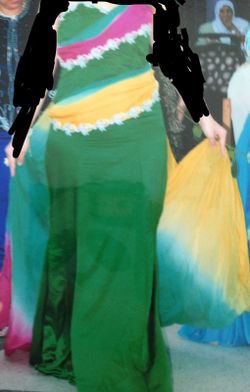 party dress long hand made