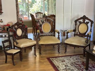 Victorian Parlor Chairs (Rare Find)