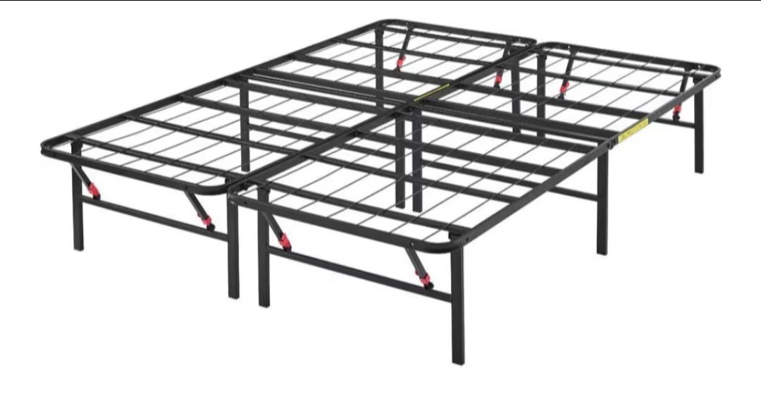 King Size metal frame foldable with matress