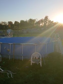 24ft pool with heater