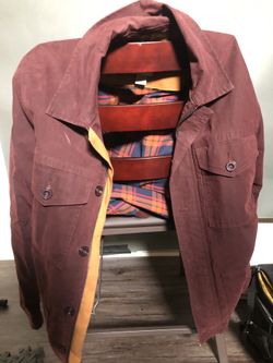Red Timberland Canvas Coat - Men’s L