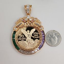 Centenario Scorpions Pendant With Colors Stones  Gold-plated 