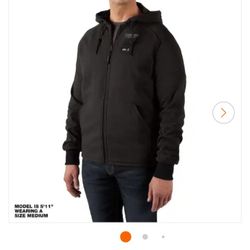Heated Jacket With Hoodie