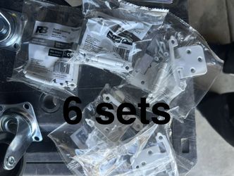 White Hinges 6 Sets