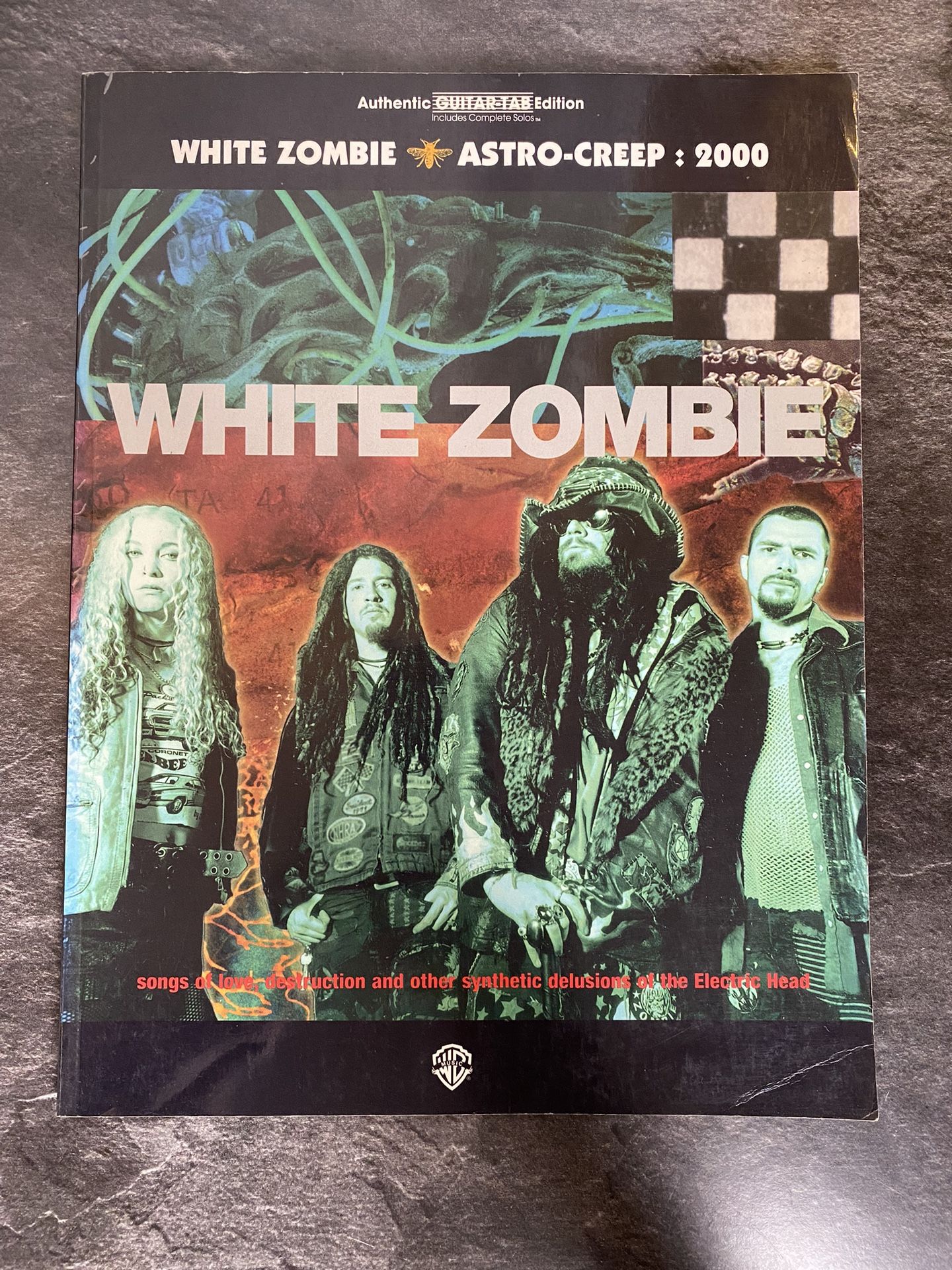 White Zombie Astro Creep 2000 Authentic Guitar Tab 1995 First Edition Incredibly Rare Collectors Item
