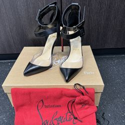 Christian Louboutin Leather D'Orsay Pumps