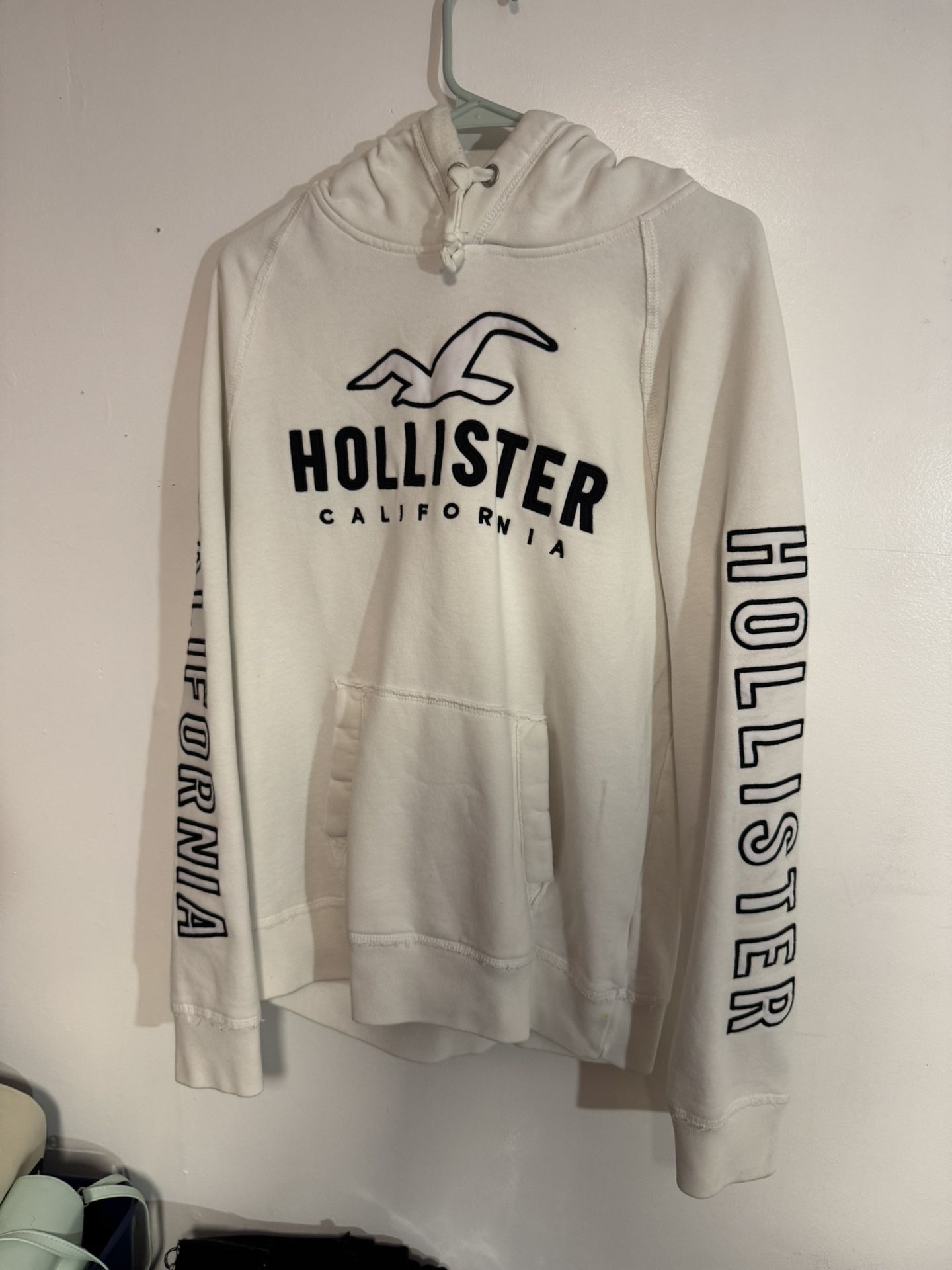 White Hollister Hoodie