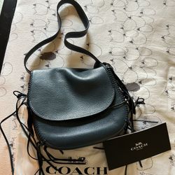 RARE VINTAGE COACH 1941 SADDLEBAG NAVY BLUE BRAND NEW SD-20115 OBO