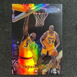1998-99 Topps Gold Label Shaquille O'Neal Black Label Parallel #GL2 HOF Lakers
