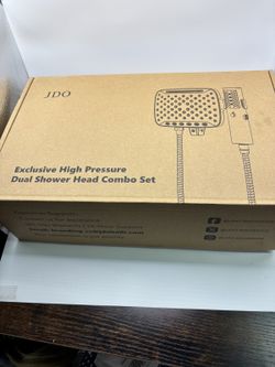 JDO Exclusive High Pressure Dual Shower Head Combo Set