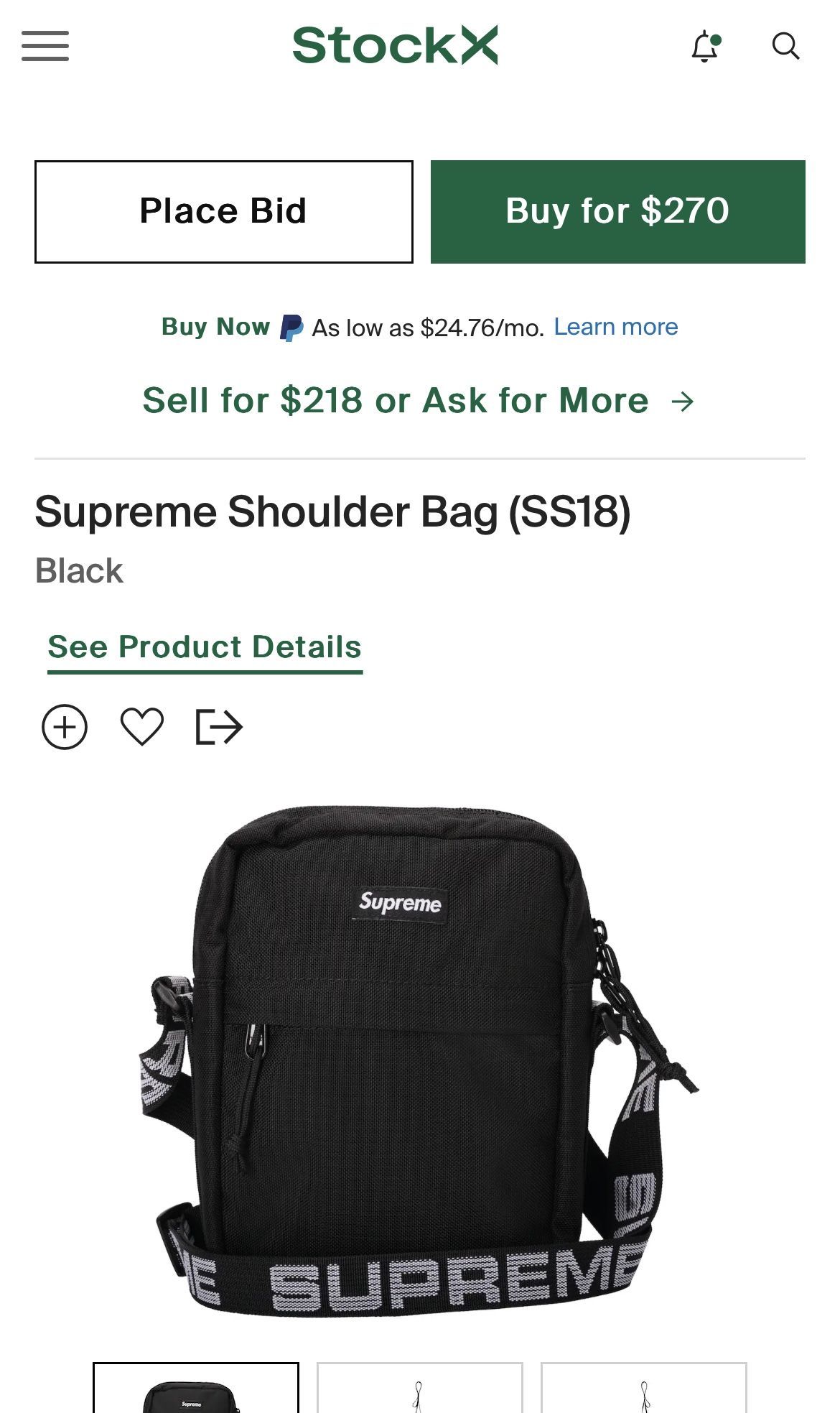 Supreme Shoulder Bag
