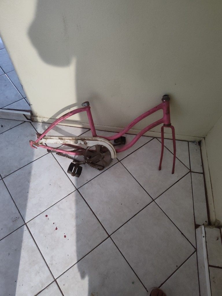 Original Schwinn Female Bike Frame Pink