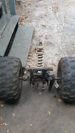 Rear part of 4 wheeler