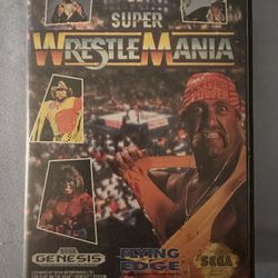 WWF Super WrestleMania Hulk Hogan (Sega Genesis, 1992) – Complete with Case