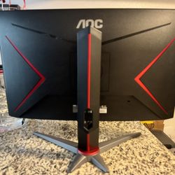 AOC - G2 Series C27G2 27" LED Curved FHD FreeSync Premium Monitor (DisplayPort, HDMI, VGA)black/red