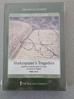 The Great Courses Shakespeare's Tragedies Book & DVDs