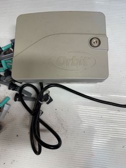 Orbit b-hyve sprinkler box Connect to your phone.