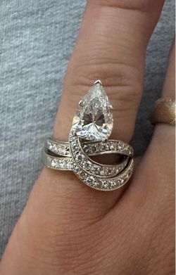 14k white gold vintage 2.25 ct natural diamond ring