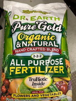 Dr. Earth Pure Gold All Purpose Fertilizer, 25 lbs