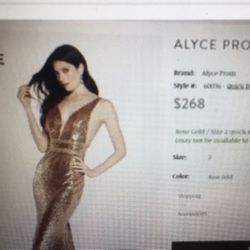 Alyce brand Designer Party long dress