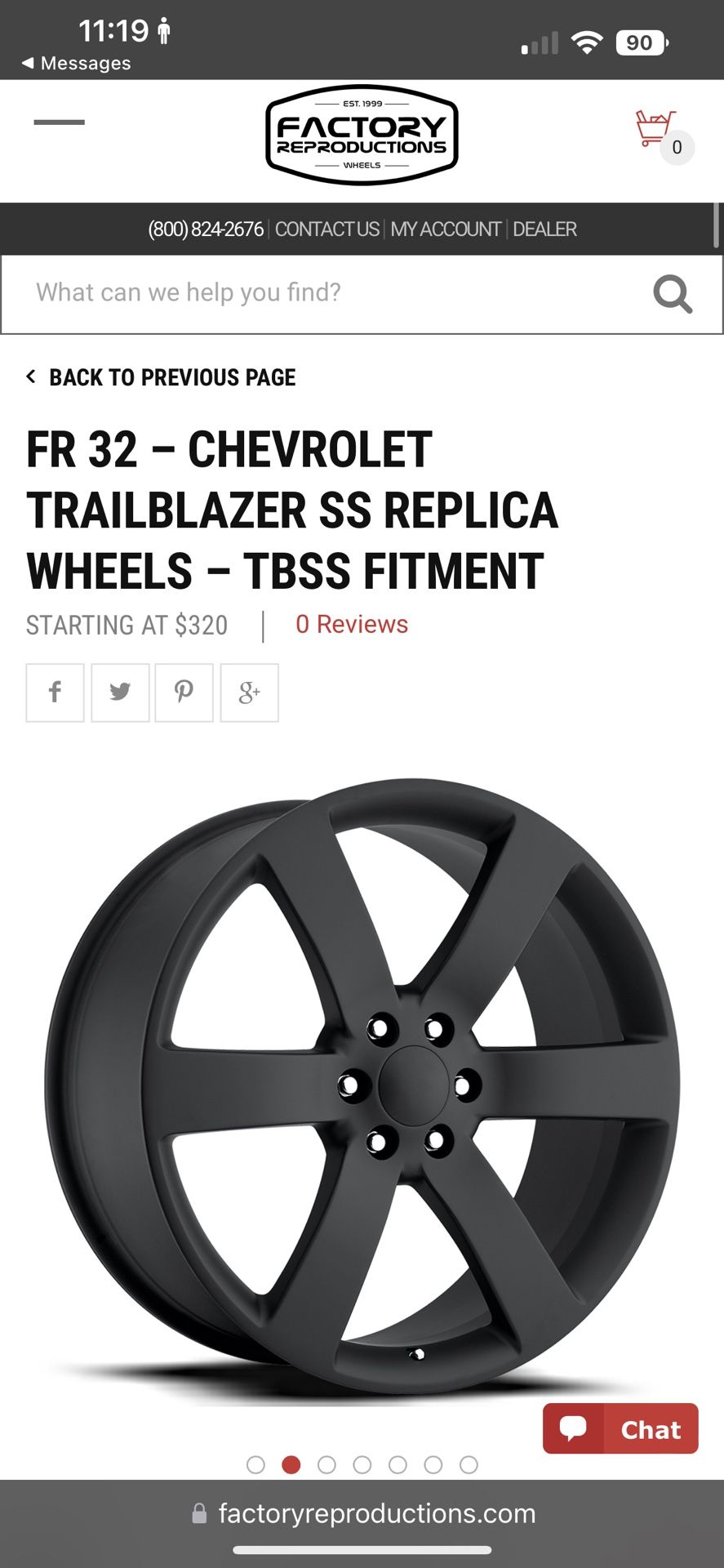 CHEVROLET TRAILBLAZER SS REPLICA WHEELS – TBSS FITMENT