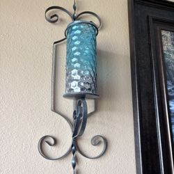 Kirkland Candle Holder Pair-& Metal Decor