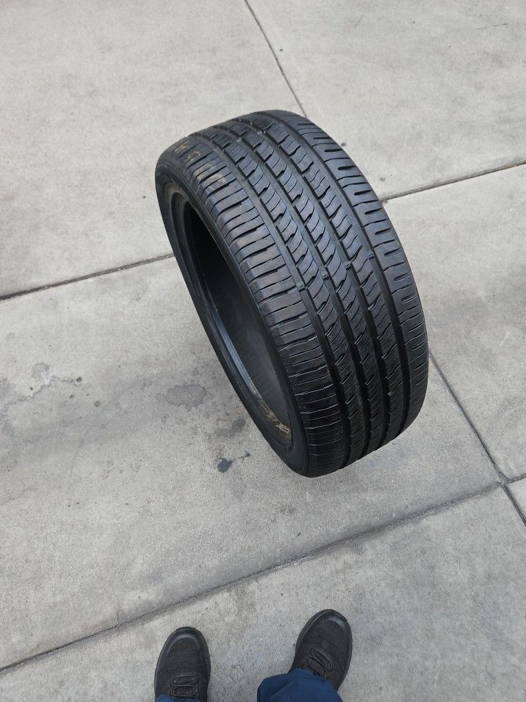 One Used 2554520 Nexen Tire.