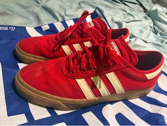 Adidas red/white size 10.5