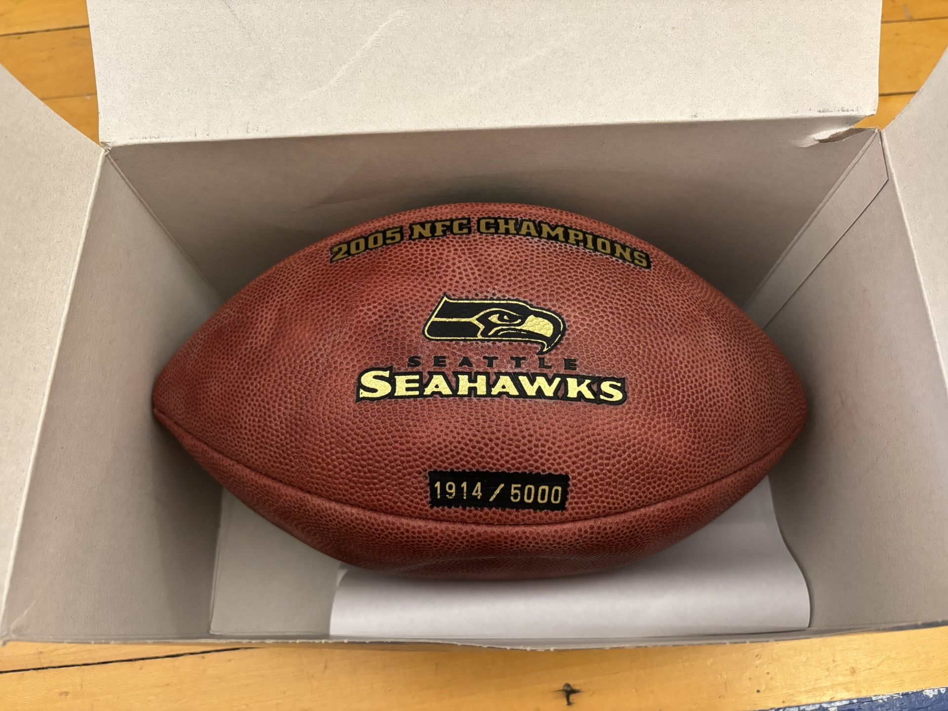 Seattle Seahawks Vs Carolina Wilson Football /5000 NFL NFC