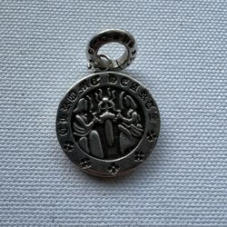 Chrome Hearts Silver Medallion Pendant