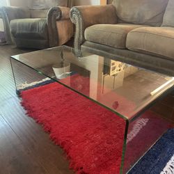 Sofa, Recliners and Coffee Table