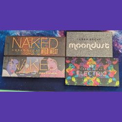 Urban Decay Eyeshadow Palette Lot Naked Electric Moondust