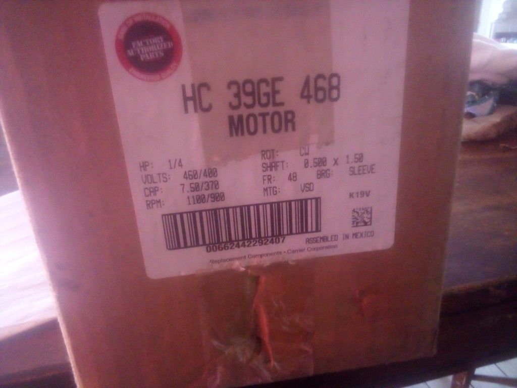 HC39GE468 -Condenser Fan Motor