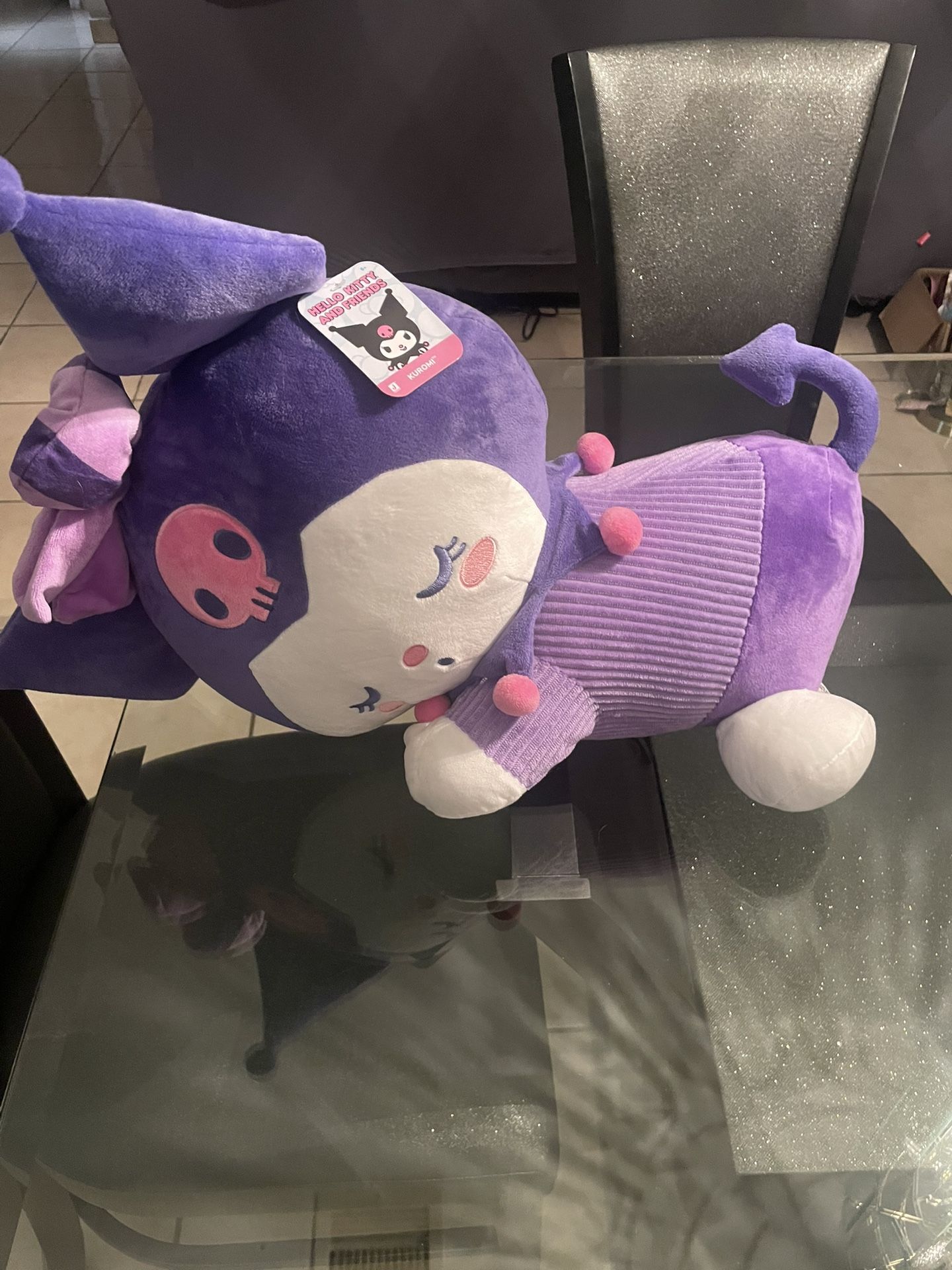 Kuromi Hello Kitty And Friend Plush