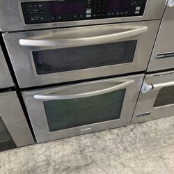 Kitchen Aid Microwave Oven Combo In Stainless Steel Used