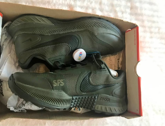 Mens Nike Tactical SFS Carbon Low Cargo Khaki Sequois Shoes Size 11.