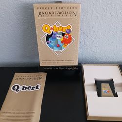 1983 Parker Brothers Q*bert Atari 400/800/1200XL Complete Boxed CIB Cartridge