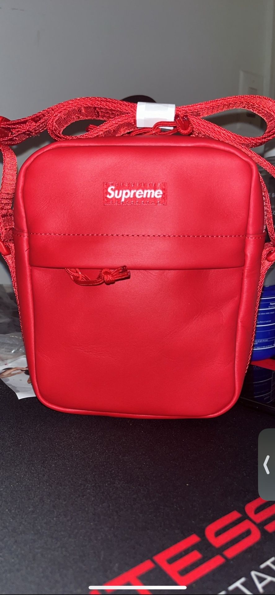 Red Supreme Shoulder Bag