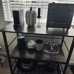 Wood/metal Kitchen Shelving 