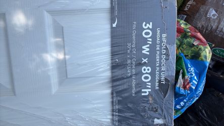30x80 White Bifold Door Unit $85each