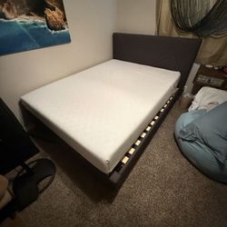 Platform Bed With Mattress 