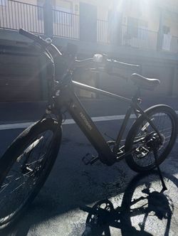 Retrospec Black Matte E-bike, Hybrid Electric Bike 