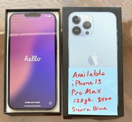 iPhone 13 Pro Max 128GB Sierra Blue