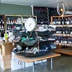 Antique Rotobin Produce Display w/ Original Hanging Scale – General Store Market Fixture