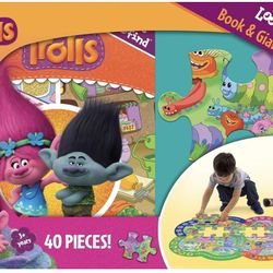 Trolls Book & Puzzle 