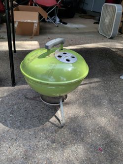 Weber Kettle Charcoal Grill Green