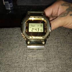 Gold plated Gshock Watch