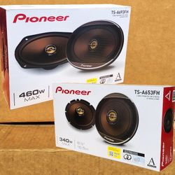 Pioneer A Series Car Speakers 2 Sets 6.5" & 6x9" 2-Way Coaxial Speaker System 800 Watts Package 🚨 Payment Options Available 🚨 No Credit Needed 🚨