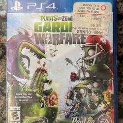 Plants VS Zombies Garden Warfare PS4 Game