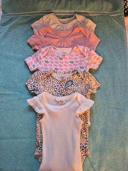 NEW! Baby Girl, Onesies,  Size 18 months